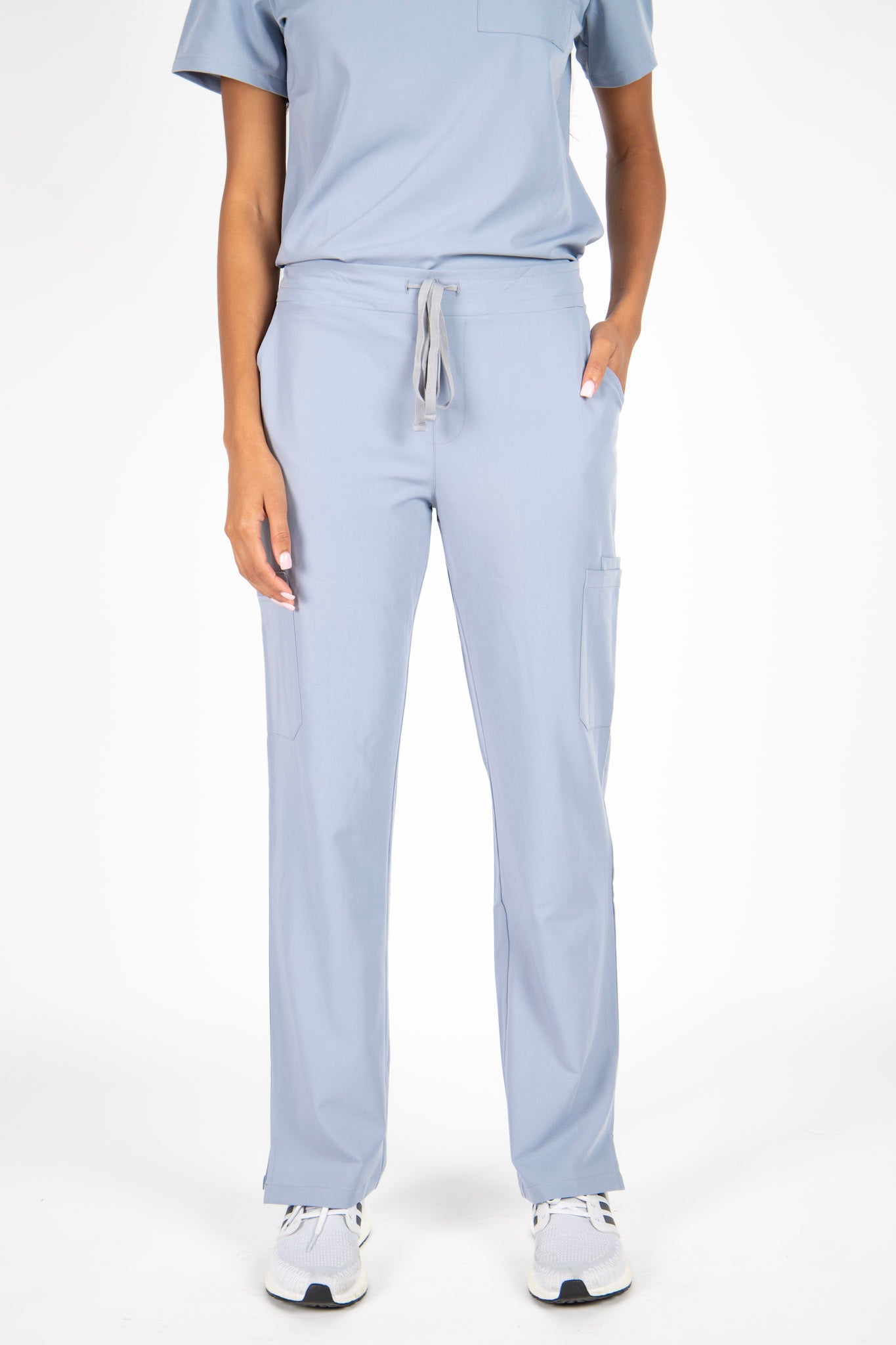 Nasiayah Straight Leg Pant (Grey or Black)